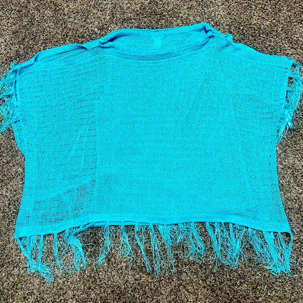 Chicos Top (poncho look) Women Size 00